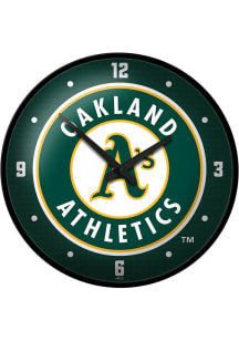 Oakland Athletics Modern Disc Wall Clock