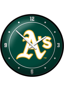 Oakland Athletics Logo Modern Disc Wall Clock