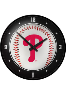 Philadelphia Phillies Baseball Modern Disc Wall Clock