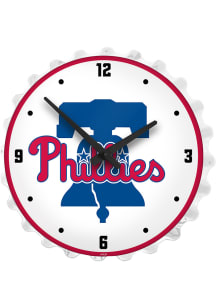 Philadelphia Phillies Lighted Bottle Cap Wall Clock