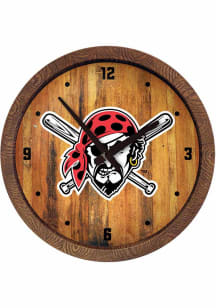 Pittsburgh Pirates Faux Barrel Top Wall Clock