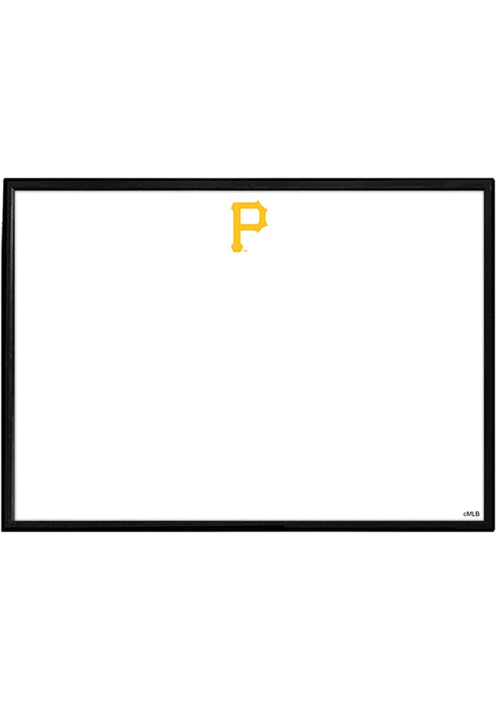 The Fan-Brand Pittsburgh Pirates Framed Dry Erase Sign, Yellow, Size NA, Rally House