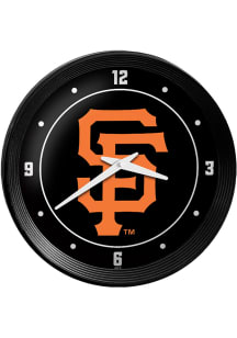 San Francisco Giants Ribbed Frame Wall Clock