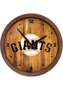 San Francisco Giants Faux Barrel Top Wall Clock