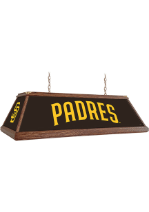 San Diego Padres Wood Pool Table Light Brown Billiard Lamp