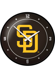 San Diego Padres Logo Modern Disc Wall Clock