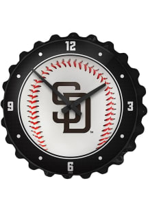 San Diego Padres Baseball Bottle Cap Wall Clock