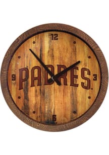 San Diego Padres Faux Barrel Top Wall Clock