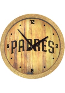 San Diego Padres Faux Barrel Top Wall Clock