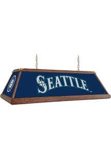 Seattle Mariners Wood Pool Table Light Navy Blue Billiard Lamp