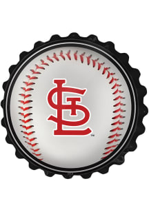 The Fan-Brand St Louis Cardinals Baseball Bottle Cap Sign