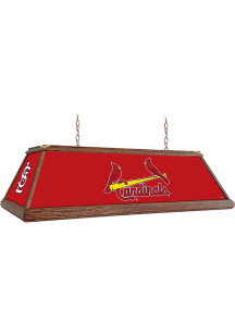 St Louis Cardinals Wood Pool Table Light Red Billiard Lamp