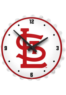 St Louis Cardinals Lighted Bottle Cap Wall Clock