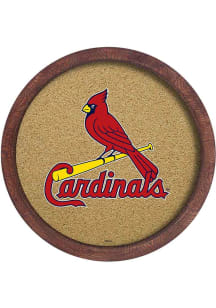 The Fan-Brand St Louis Cardinals Faux Barrel Top Corkboard Sign