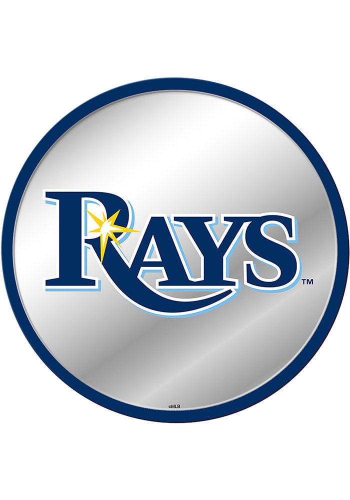 The Fan-Brand Tampa Bay Rays Modern Disc Mirrored Sign, Navy Blue, Size NA, Rally House