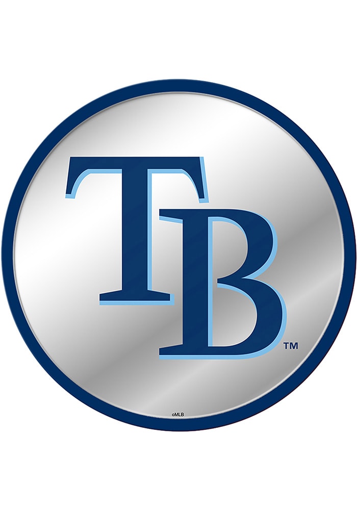 The Fan-Brand Tampa Bay Rays Modern Disc Mirrored Sign, Navy Blue, Size NA, Rally House