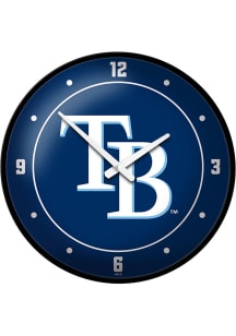 Tampa Bay Rays Logo Modern Disc Wall Clock