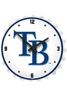 Tampa Bay Rays Lighted Bottle Cap Wall Clock