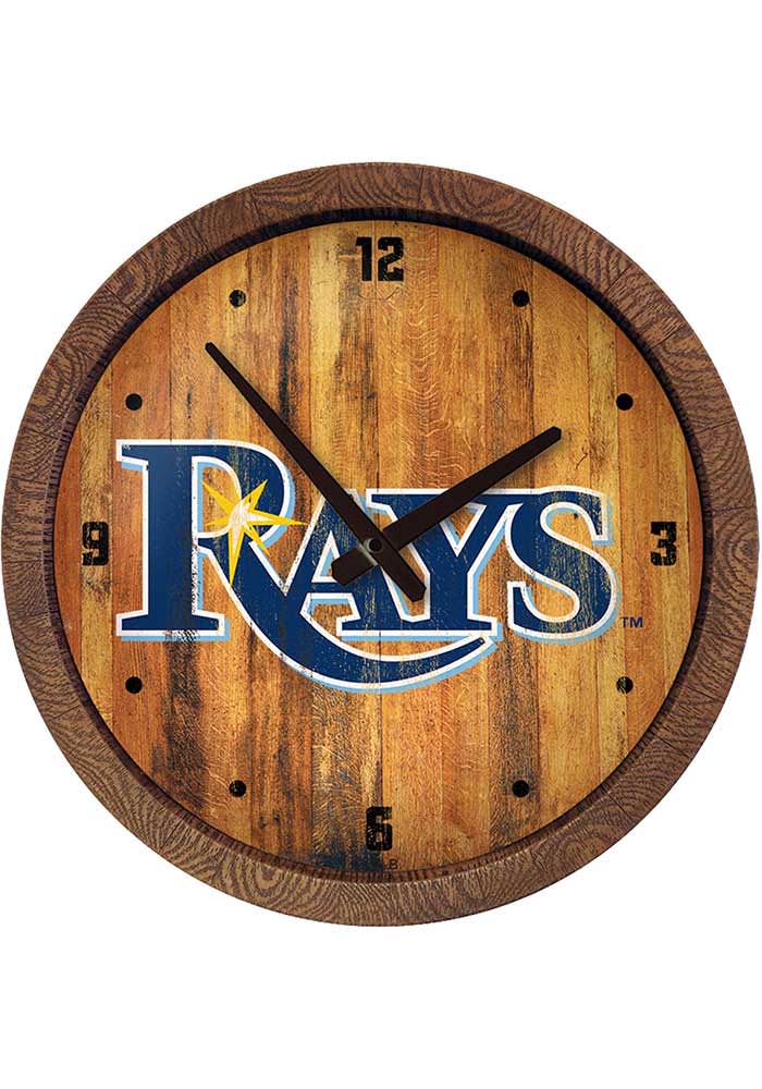 Tampa Bay Rays: Retro Lighted Wall Clock - The Fan-Brand