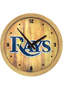 Tampa Bay Rays Faux Barrel Top Wall Clock