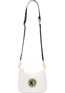 Curved Crossbody Michigan Wolverines Womens Clear Tote - Black