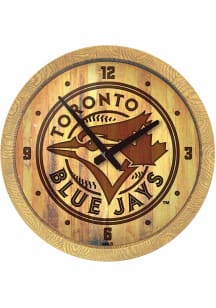 Toronto Blue Jays Faux Barrel Top Wall Clock