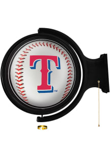 The Fan-Brand Texas Rangers Baseball Rotating Lighted Sign