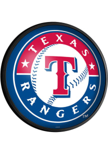 The Fan-Brand Texas Rangers Round Slimline Lighted Sign