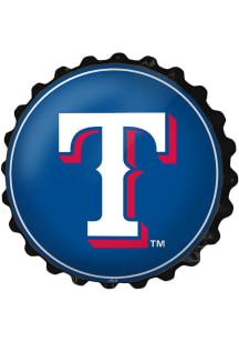 The Fan-Brand Texas Rangers Logo Bottle Cap Sign