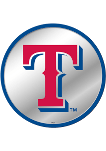 The Fan-Brand Texas Rangers Modern Disc Mirrored Sign