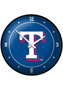 Texas Rangers Logo Modern Disc Wall Clock