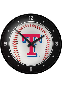 Texas Rangers Baseball Modern Disc Wall Clock