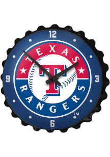 Texas Rangers Bottle Cap Wall Clock
