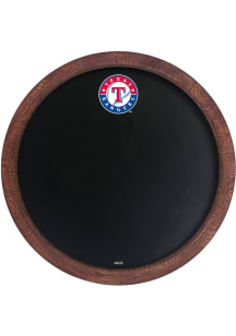 The Fan-Brand Texas Rangers Faux Barrel Top Chalkboard Sign