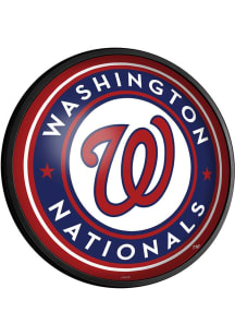 The Fan-Brand Washington Nationals Round Slimline Lighted Sign