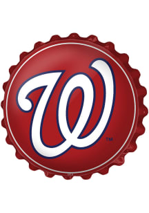 The Fan-Brand Washington Nationals Logo Bottle Cap Sign