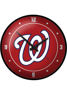 Washington Nationals Logo Modern Disc Wall Clock