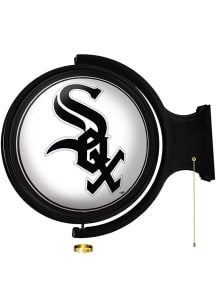 The Fan-Brand Chicago White Sox Logo Round Rotating Lighted Sign