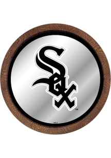 The Fan-Brand Chicago White Sox Faux Barrel Top Mirrored Sign