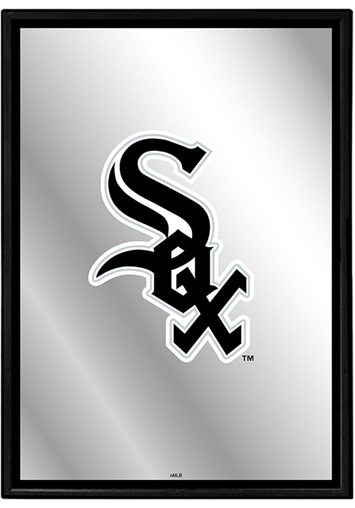 The Fan-Brand Chicago White Sox Vertical Framed Mirrored Sign, White, Size NA, Rally House