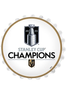 The Fan-Brand Vegas Golden Knights 2023 Stanley Cup Champions Bottle Cap Lighted Sign