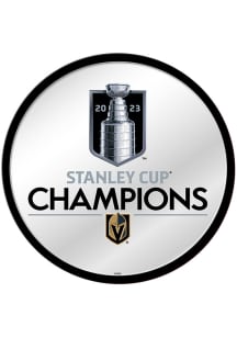 The Fan-Brand Vegas Golden Knights 2023 Stanley Cup Champions Modern Disc Mirrored Sign