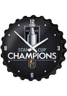 Vegas Golden Knights 2023 Stanley Cup Champions Bottle Cap Wall Clock