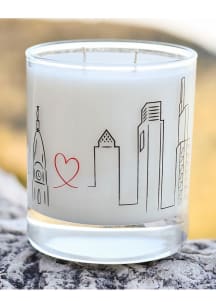 Philadelphia Signature Philly Skyline White Candle