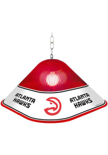 Atlanta Hawks Square Acrylic Gloss Red Billiard Lamp