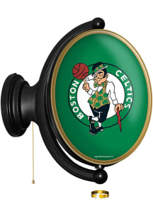 The Fan-Brand Boston Celtics Original Oval Rotating Lighted Sign
