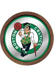 The Fan-Brand Boston Celtics Mirrored Faux Barrel Top Sign