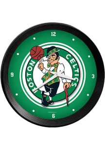 Boston Celtics Ribbed Frame Wall Clock