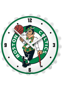 Boston Celtics Lighted Bottle Cap Wall Clock