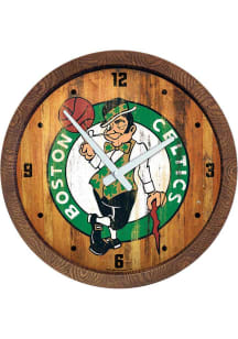 Boston Celtics Faux Barrel Top Wall Clock